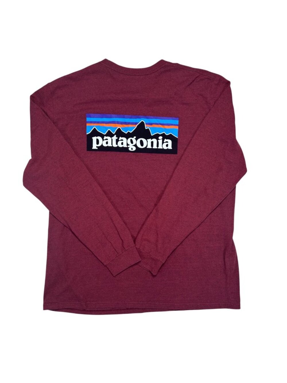 Patagonia Long-Sleeved P-6 Logo Responsibili-Tee XXL Men T Shirt Hiking Outdoors